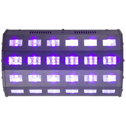 Ibiza BAR LED UV 24x3W - Barre effet lumière noire / Blacklight