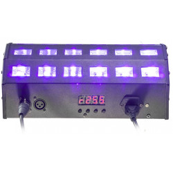 Ibiza BAR LED UV 24x3W - Barre effet lumière noire / Blacklight
