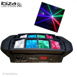 LED8-MINI SPIDER Effet balayage Ibiza 