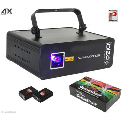 SCAN2000RGB Bundle Effet laser RGB + Logiciel Ibiza Light