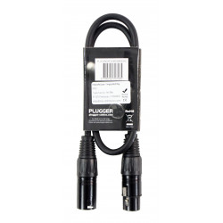 Plugger - Câble DMX XLR Femelle 3b - XLR Mâle 3b 0m60 Easy