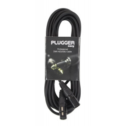 Plugger - Câble DMX XLR Femelle 3b - XLR Mâle 3b 6m Easy