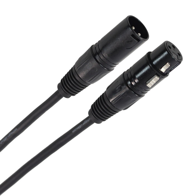 Plugger - Câble DMX XLR Femelle 3b - XLR Mâle 3b 10m Easy