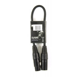 Plugger - Câble DMX XLR Femelle 3b - XLR Mâle 5b 0m30 Easy