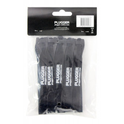 Plugger - Attaches câbles Noir Pack de 10