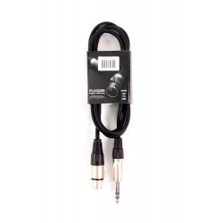 Plugger - Câble XLR Femelle - Jack Mâle Stéréo 1.5m Easy