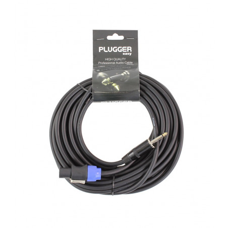 Plugger - Câble HP 2 x 1.5mm² Jack Mâle - Speakon Mâle 10m Easy