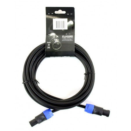 Plugger - Câble HP 2 x 1.5mm² Speakon Mâle - Speakon Mâle 6m Easy