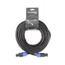 Plugger - Câble HP 2 x 1.5mm² Speakon Mâle - Speakon Mâle 15m Easy
