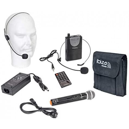 Sono portable Ibiza PORT 12 VHF Bluetooth + USB
