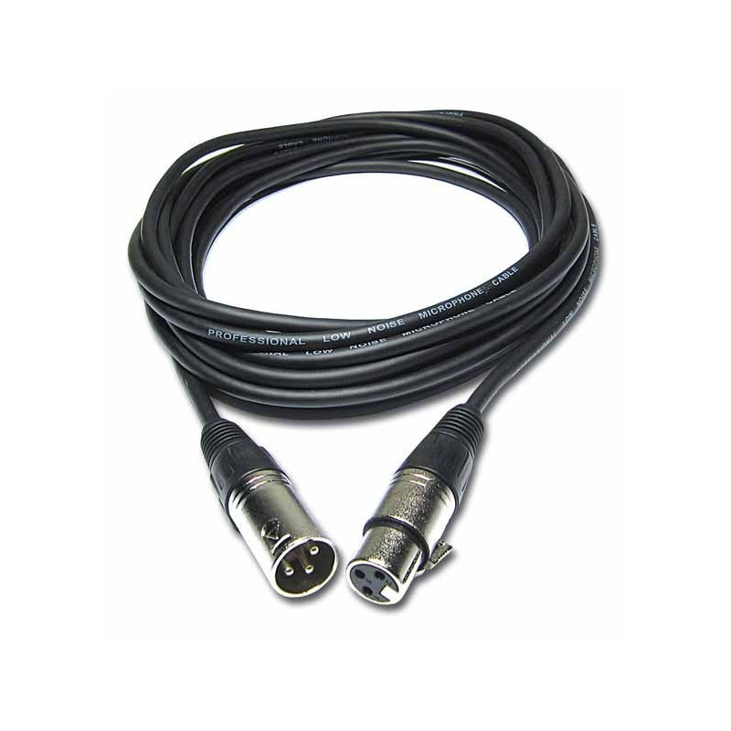 Cable XLR mâle femelle 20m Audiophony CM/XFXM 20