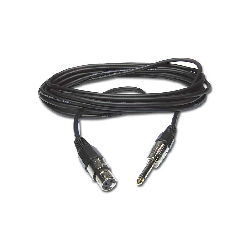 Câble XLR Femelle / Jack Mâle 10 mètres - Achat / Vente de câble pour Micro  filaire livré en 24/48h - CentralSono